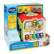 Cube des découvertes interactif VTECH BABY - Multicolore - 10 mélodi