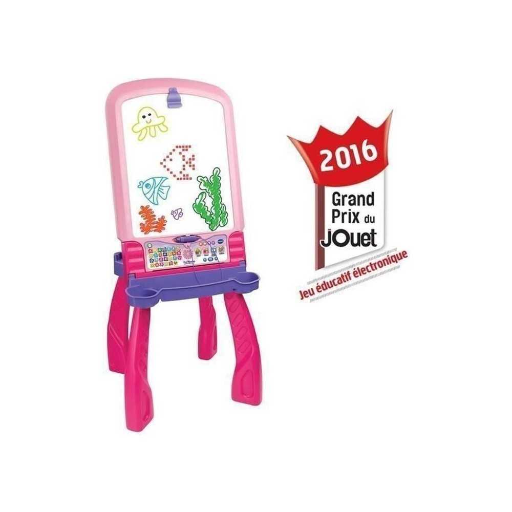 Chevalet Interactif 3 en 1 VTECH - Rose - Pour Fille - A partir de 3 a