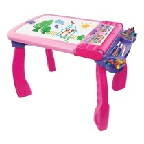 Chevalet Interactif 3 en 1 VTECH - Rose - Pour Fille - A partir de 3 a