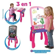 Chevalet Interactif 3 en 1 VTECH - Rose - Pour Fille - A partir de 3 a