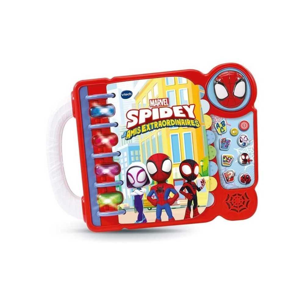 Livre-Jeu Educatif de Spidey - VTECH - Rouge - Pour Enfant de 3 Ans et