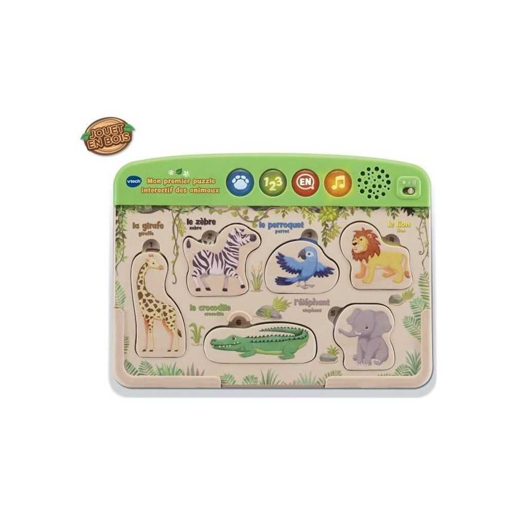 Jouet en bois interactif - VTECH - Mon Premier Puzzle des Animaux - FS