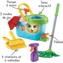 VTECH - 1,2,3 Imite-Moi - P'tit Chariot de Ménage Magi'clean - Jouet