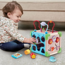 Jouet interactif VTECH CUBE NATURE - Bois certifié FSC - Animaux musi