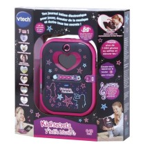 Agenda électronique VTECH Kidisecrets Selfie Music Noir avec lecteur