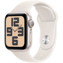 Apple Watch SE GPS - 40mm - Boîtier Starlight Aluminium - Bracelet St