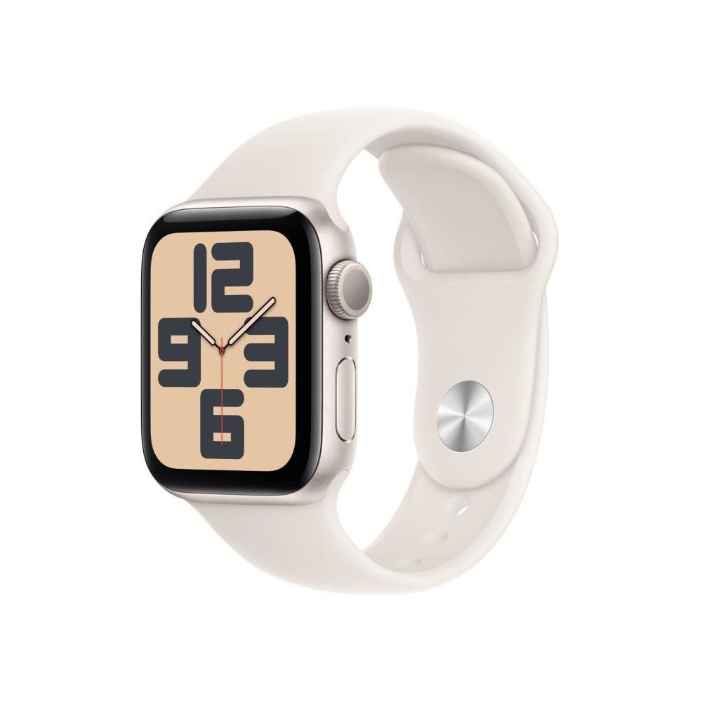 Apple Watch SE GPS - 40mm - Boîtier Starlight Aluminium - Bracelet St