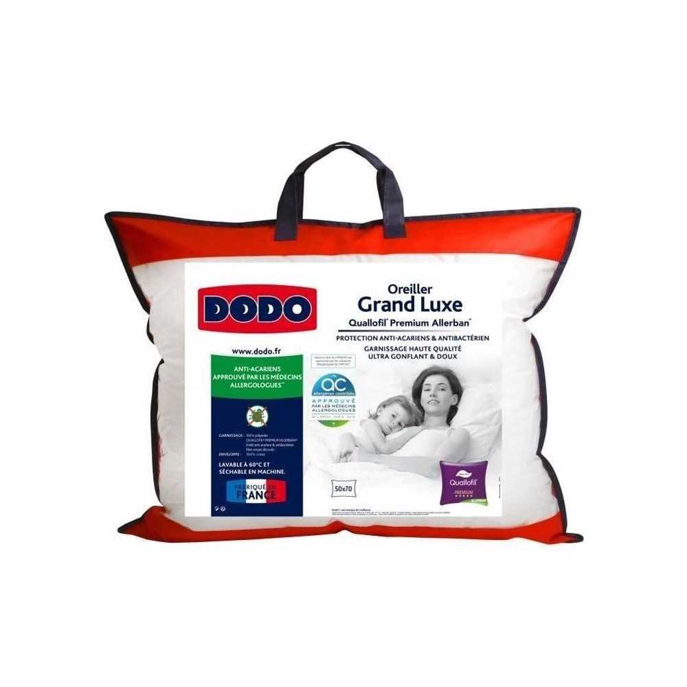 DODO Oreiller Grand luxe Quallofil Allerban 50x70cm