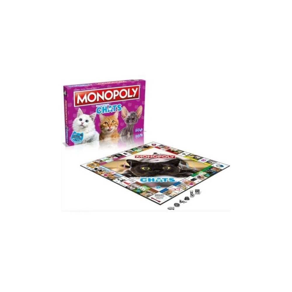 Monopoly Chats - Jeu de société - WINNING MOVES - Monopoly mettant e