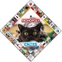 Monopoly Chats - Jeu de société - WINNING MOVES - Monopoly mettant e