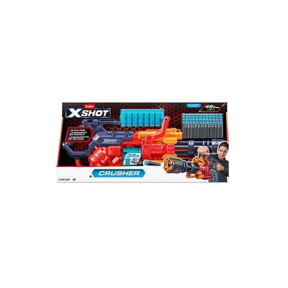 Blaster Automatique - ZURU - XSHOT Crusher - Ceinture de 35 fléchette