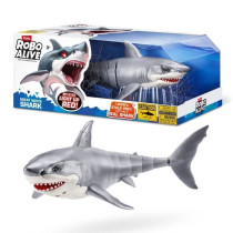 Jouet Interactif - ZURU - Shark Attack Robo Alive - Grand requin blanc